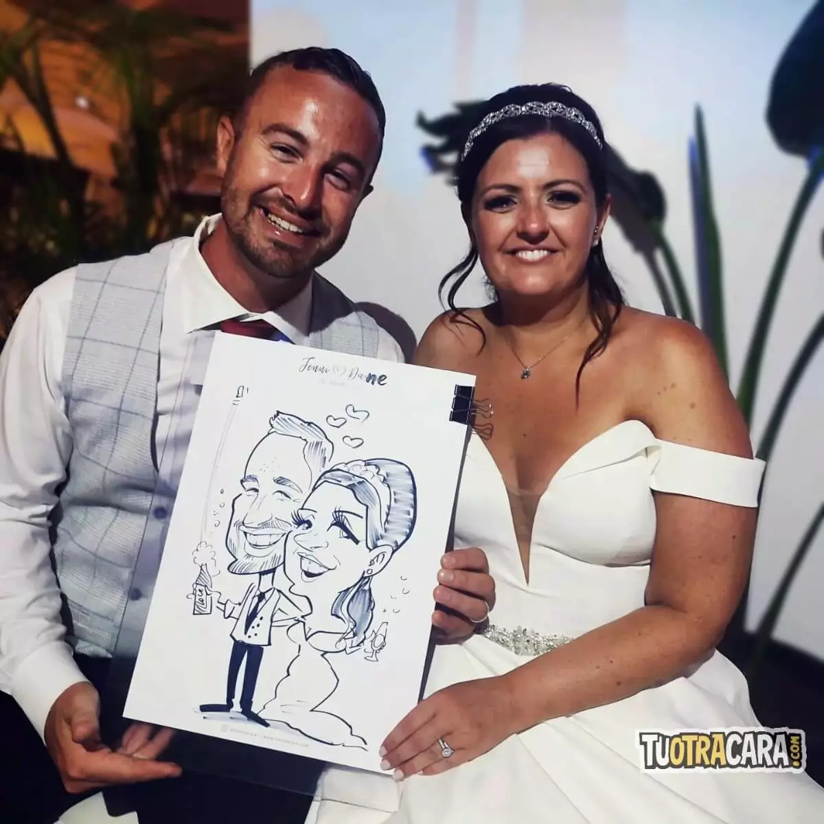 caricatura-en-vivo-novios