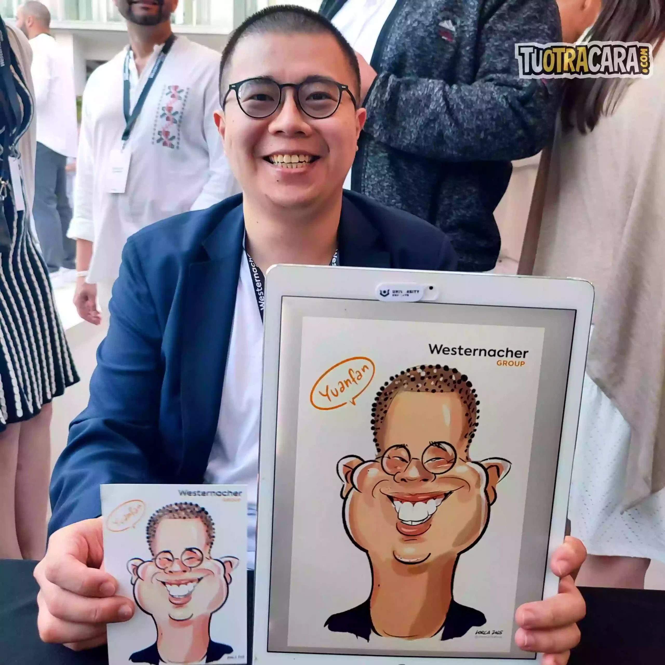 caricaturas-en-ipad-en-bilbao